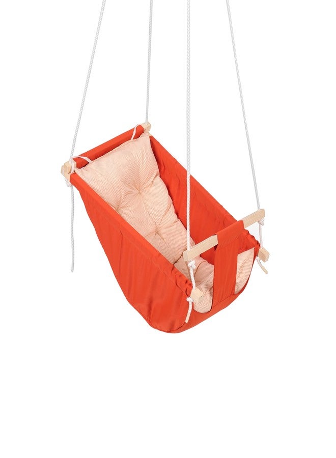 BOFFLE أرجوحة بوفل للأطفال الرضع والصغار، كرسي نوم معلق للأطفال حديثي الولادة للاستخدام الداخلي والخارجي، كرسي خشبي معلق للأطفال حتى عمر سنتين - Image 1